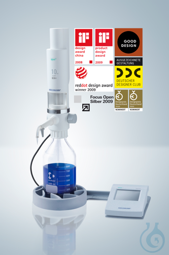Image of OPUS® DISPENSER 10 ML, INCL. 3 PLUGS (EU,US,UK) - Luminix Health
