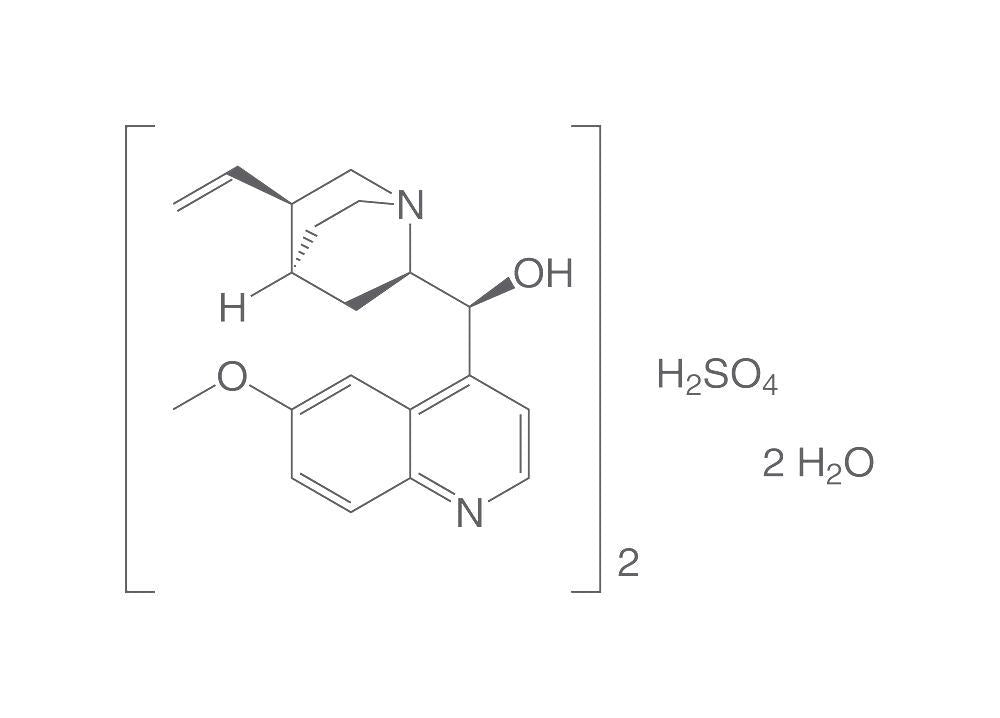 Quinidine sulphate dihydrate, min. 99 %, 10 g, glass - Luminix Health