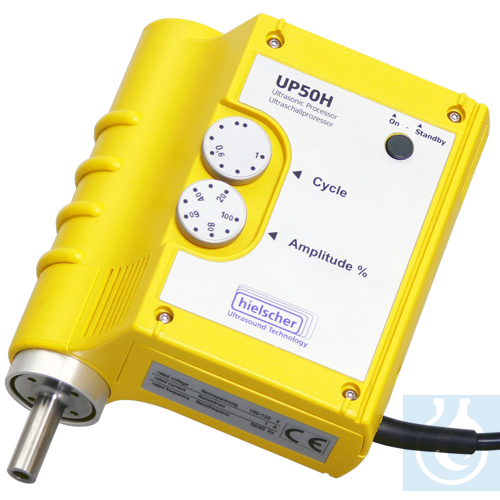 Image of ultrasonic processor, for manual operation or for stand use, 50 watts, frequency - Luminix Health