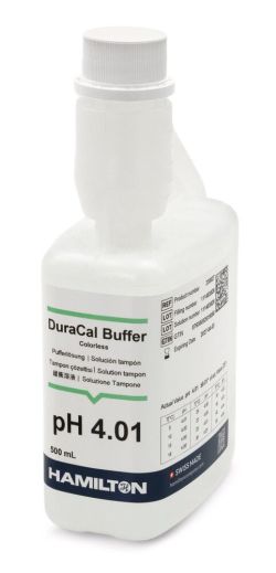 Bufferoplossing DuraCal pH 4.01 (25 °C) 500 ml, Hamilton, art. 33E1.1