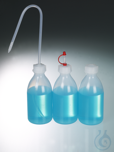 Wash bottle, LDPE transparent, 1000 ml