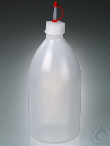 Dropping bottle, LDPE, 1000 ml, w/ captive cap