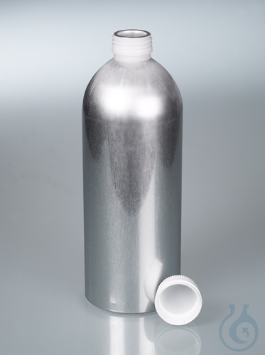 Aluminium bottle, UN, AL 99.5, 1200 ml w/ cap