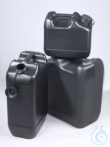 Electr. conductive canister, HDPE, UN, 20l, w/ cap