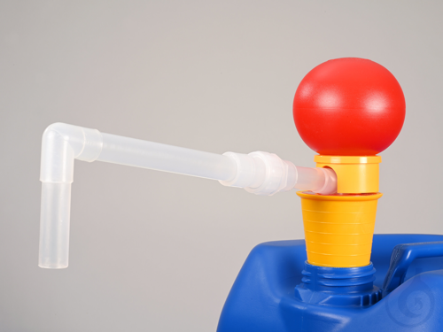 OTAL hand pump PP, tube Ø 15 mm, pump cap.20 l/min