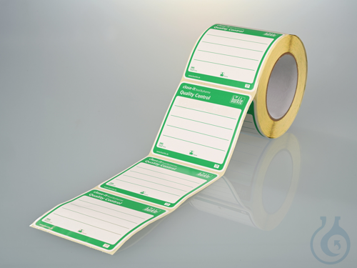 close-it food & pharma control seal, 95x95mm,green