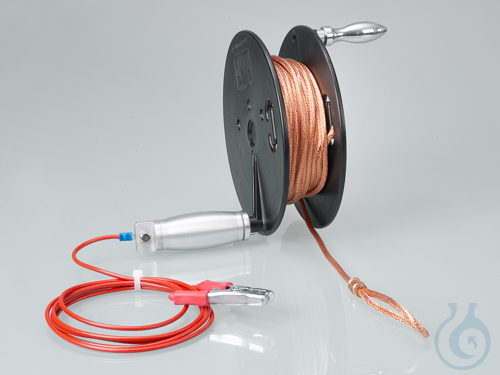 Manually-operated reel EX w/ grounding cable