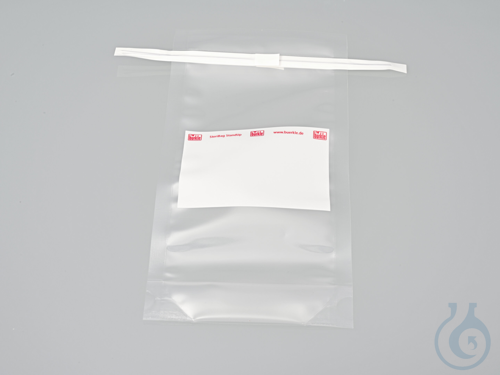 Sampling bag SteriBag StandUp, 400 ml, w/lab.area