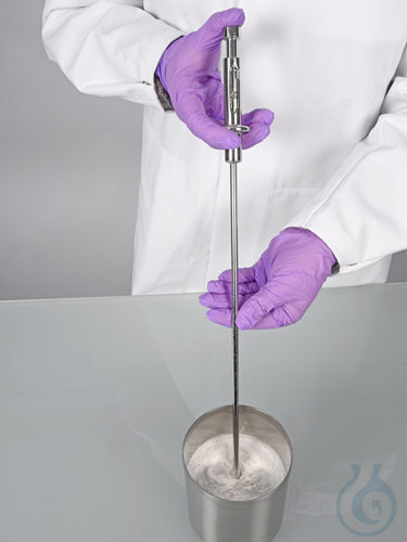 Powder sampler Mini, AISI316L, Ø6mm, 300mm, 0,01ml - Luminix Health