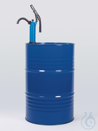 Image of Lever pump, blue, galvanized pump rod - Luminix Health