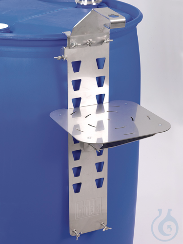 Image of Drum holder for placing filling containers, V2A - Luminix Health