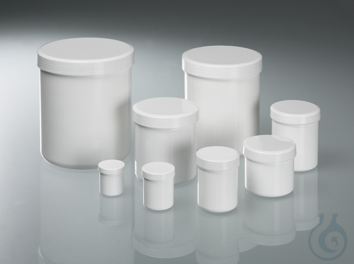Screw cap tube, PP white, 625 ml, ØxH 90x113 mm