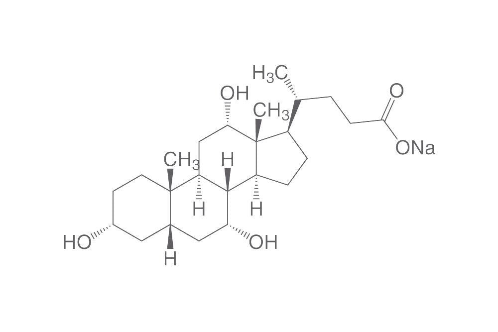 Cholic acid sodium salt, min. 99 %, for biochemistry, 50 g, plastic - Luminix Health