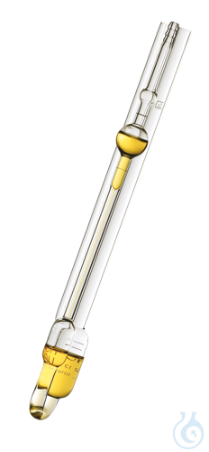 501 10, Ubbelohde viscometer (DIN), calibrated for manual measurements,