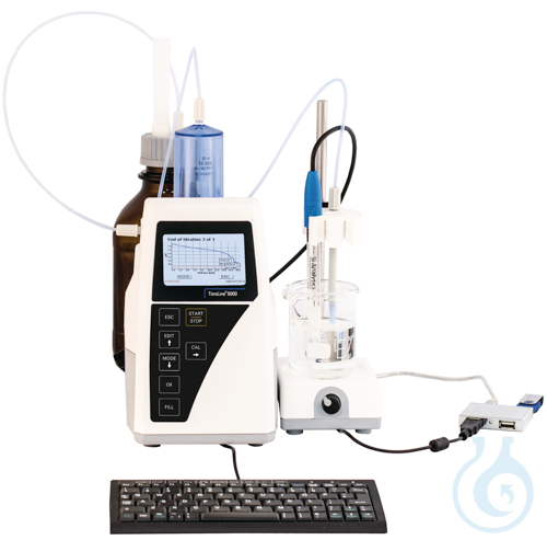 TL 5000/20 Acidity set, TL 5000 Set for acid-base titrations, scope of delivery: - Luminix Health