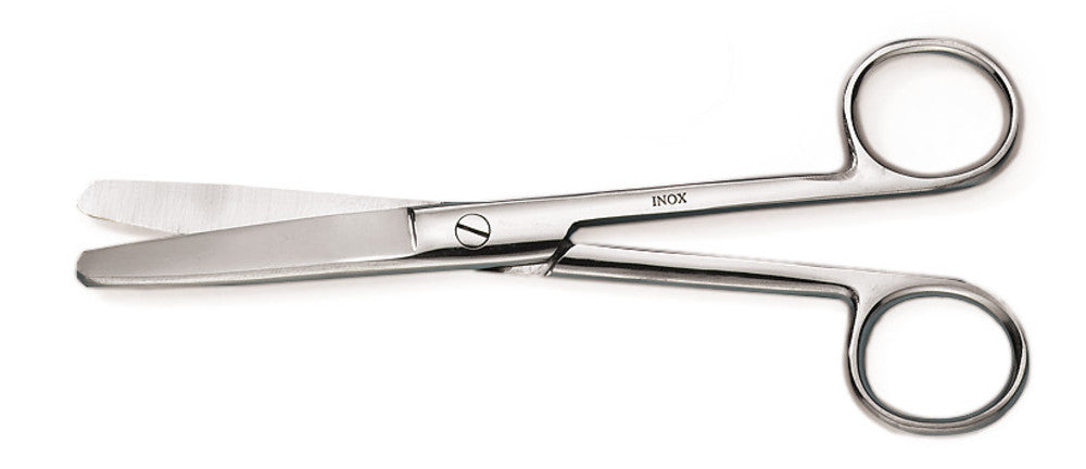 Scissors, blunt-blunt, stainless steel, length 145 mm, 1 unit(s) - Luminix Health