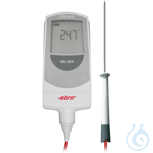 Image of TFX 410, Thermometer with 60 cm silicone cable, fixed probe - Luminix Health