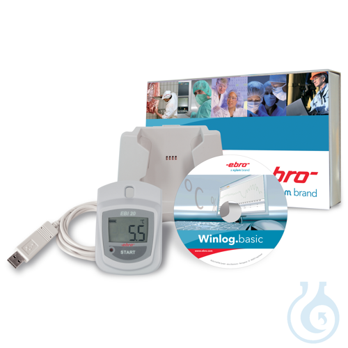Image of EBI 20-T1-Set, Logger, interface, software, USB-cable - Luminix Health