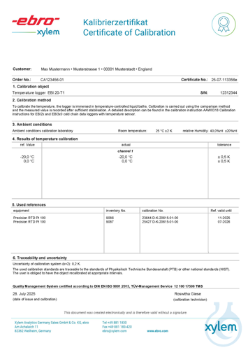 Image of ISO Calibration Service, ISO Calibration Service for cold chain temperature data - Luminix Health