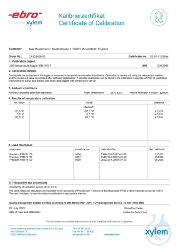 Image of ISO Calibration Service, ISO Calibration Service for temperature cold chain data - Luminix Health