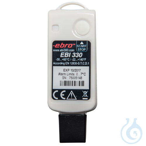 Image of 10 x EBI 330-T30, Single-Use temperature data logger with USB-A connector, (1 - Luminix Health