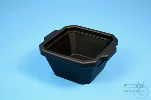 Image of Thorbi Ice Tray, 1 litres, black, without lid, PVC. - Luminix Health