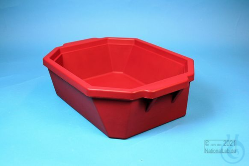 Image of Thorbi Ice Tray, 9 litres, red, without lid, PVC. - Luminix Health