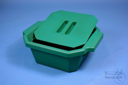 Thorbi Ice Bucket, 2,5 litres, green, with lid, PVC. - Luminix Health