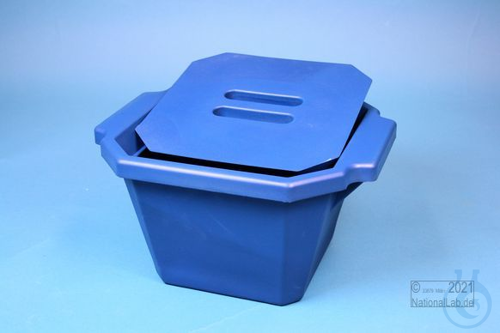 Thorbi Ice Bucket, 4,5 litres, blue, with lid, PVC. - Luminix Health
