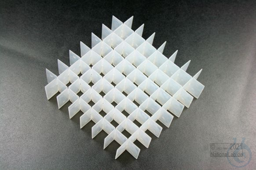 Image of EPPi® grid divider, 8x8 divider, height 30 mm, PP. Delivery in packaging unit - Luminix Health