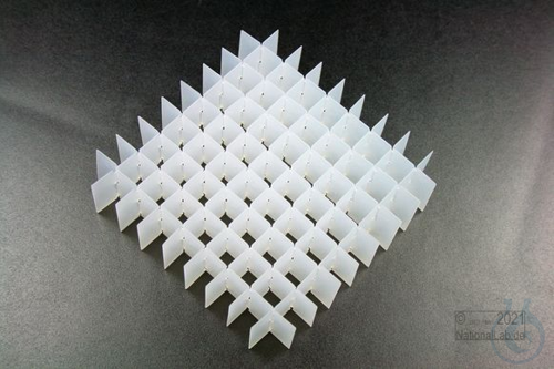 Image of EPPi® grid divider, 9x9 divider, height 30 mm, PP. Delivery in packaging unit - Luminix Health