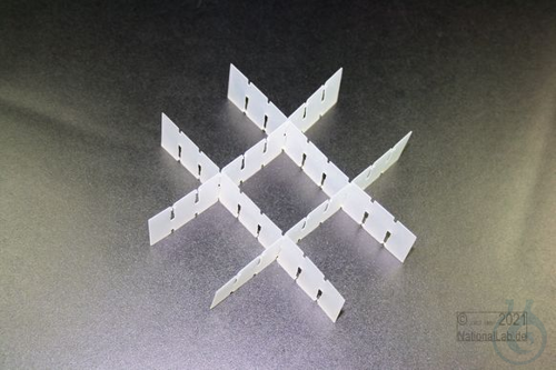 Image of EPPi® MAX grid divider, 3x3 divider, height 30 mm, PP. Delivery in packaging - Luminix Health
