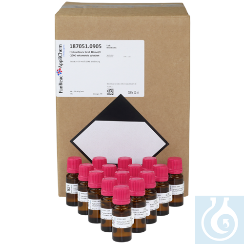 Hydrochloric Acid 10 mol/l (10N) volumetric solution - Luminix Health