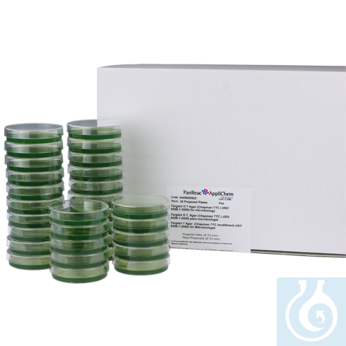 Image of Tergitol 7 Agar (Chapman TTC modified) (ISO 9308-1:2000) (Prepared Plate (: 55