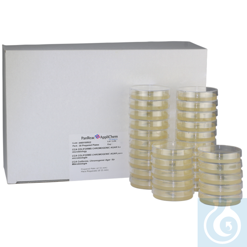 CCA Coliforms, Chromogenic Agar (Prepared Plate (: 55 mm)) for microbiology - Luminix Health