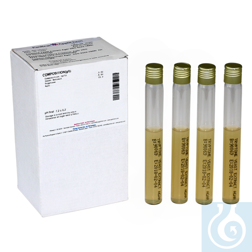 Image of Tryptone Yeast Extract Agar (ISO 6222:1999) (Prepared Tubes) for microbiology