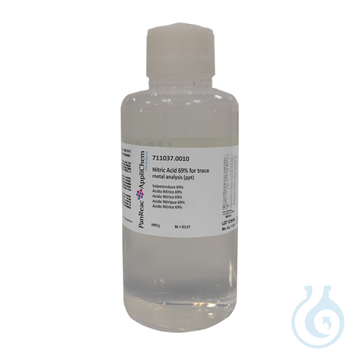 Image of Nitric Acid 69% for trace metal analysis (ppt) - Luminix Health