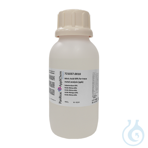 Image of Nitric Acid 69% for trace metal analysis (ppb) - Luminix Health