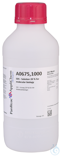 Image of SDS - solution 20 % for molecular biology - Luminix Health