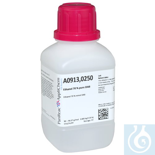 Ethanol 70 % (DAB) pure, pharma grade - Luminix Health