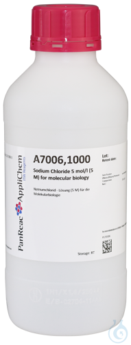 Image of Sodium Chloride 5 mol/l (5 M) for molecular biology - Luminix Health