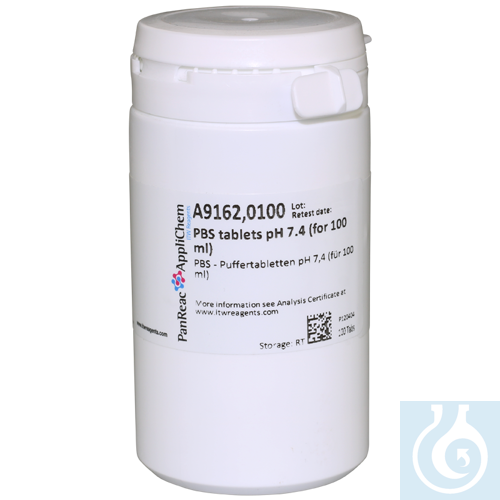 Image of PBS tablets pH 7.4 (for 100 ml) - Luminix Health