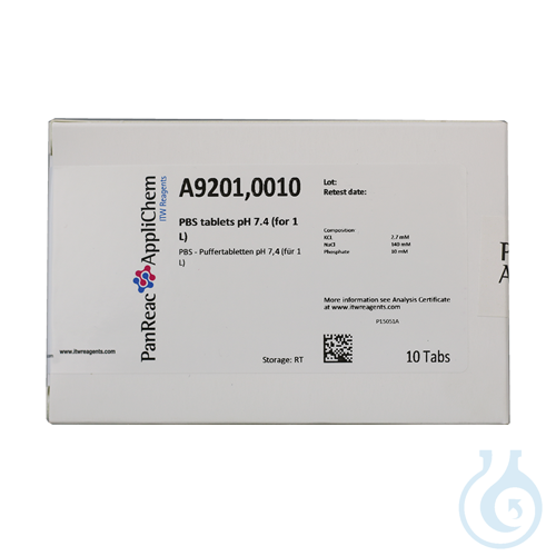 Image of PBS tablets pH 7.4 (for 1 L) - Luminix Health