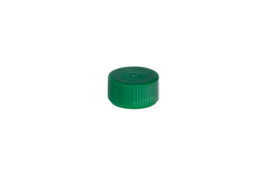 Screw cap, 12 MM, green, with O-ring, for kat.