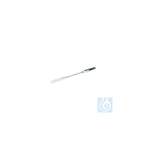 Image of Doppelspatel rostfrei Blattbreite 9 mm 130 mm