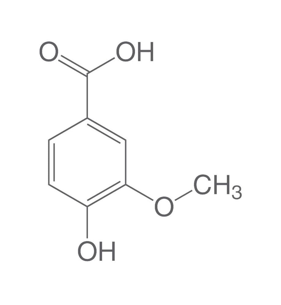 Vanillic acid, min. 98 %, 10 g, plastic - Luminix Health