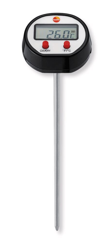 Testo mini penetration thermometer with extended penetration probe