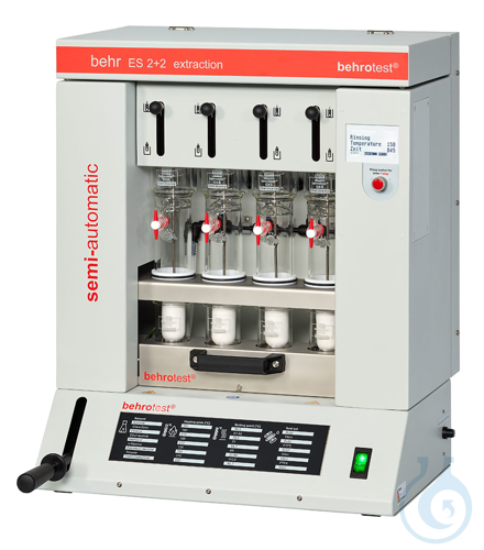 ES2+2 behrotest Extraction unit acc. To Randall 4 sample positions semiautomatic