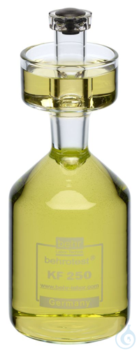 KF250/60 behrotest Karlsruher flask 250 ml with stopper 60 mm - Luminix Health