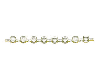 SAPPHIRE lid chain for 8-strips, PP, yellow, GEW